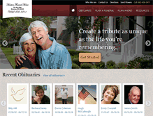 Tablet Screenshot of houstonfuneralhomems.com